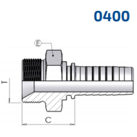 Metric Male 60° Cone