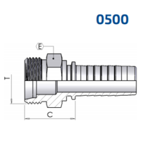 Metric Male 24° - Seat Light