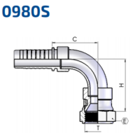 90° JIS Swept Elbow (Toyota)