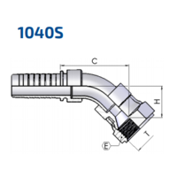 45° JIS Swept Elbow ( Komatsu)