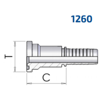 Straight SAE Flange 3000 PSI